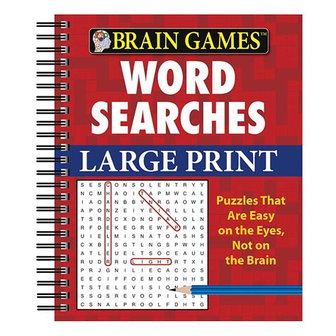 Publications International Brain Games Puzzle Books - Word Search