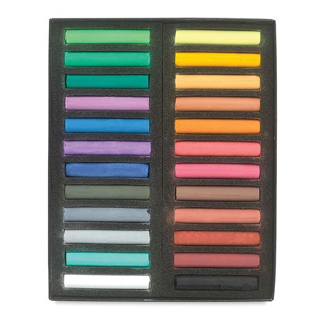 Blockx Soft Pastel Set Assorted Colors Set Of 24 Blick Art Materials