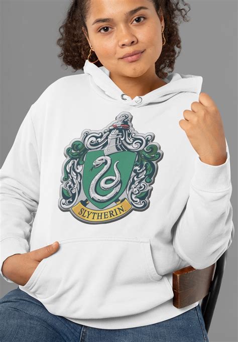 Slytherin Sweater Harry Potter Hoodie Hooded Sweatshirt Etsy