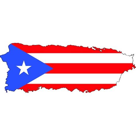 Puerto Rico Rican San Juan Island Country National Nation Flag