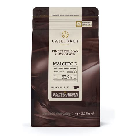 Callebaut Malchoc Sugar Free Dark Chocolate In 1kg Pack
