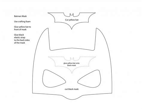 10 Fun Batman Mask Printables Kitty Baby Love