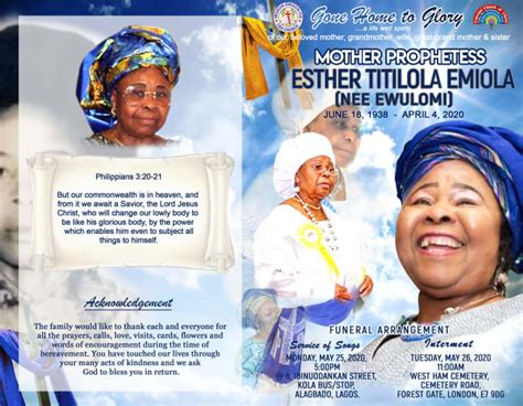 Design Custom And Unique Obituary Funeral Card In 6hrs By
