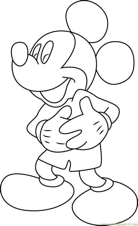 Free Printable Coloring Pages Of Mickey Mouse