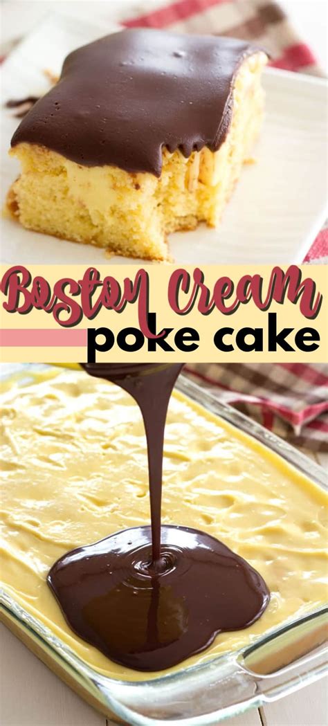 boston cream poke cake recipe amanda s cookin cake and cupcakes