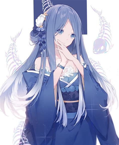 Details Blue Haired Anime Girl In Cdgdbentre