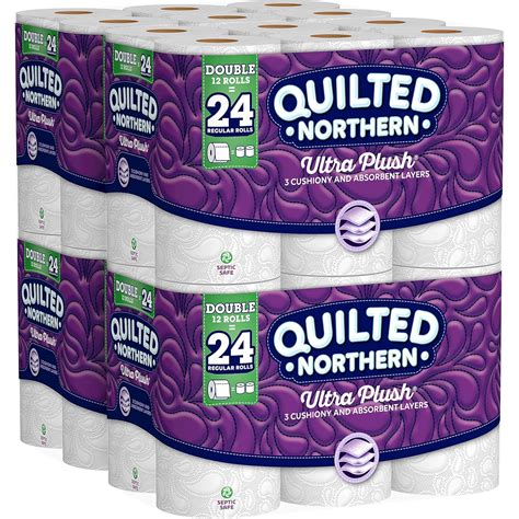 Quilted Northern Ultra Plush Toilet Paper Pack Of 48 Double Rolls