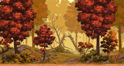 Forest Pixel Art Yusuf Artun Pixel Art Landscape Pixel Art Games
