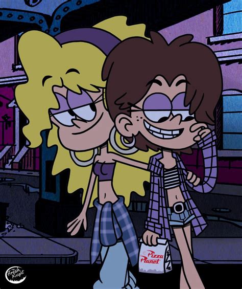 Luna And Carol 90s Au By Thefreshknight On Deviantart The Loud House