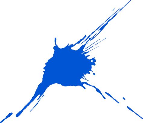 Blue Paint Splatters Png Transparent Onlygfx