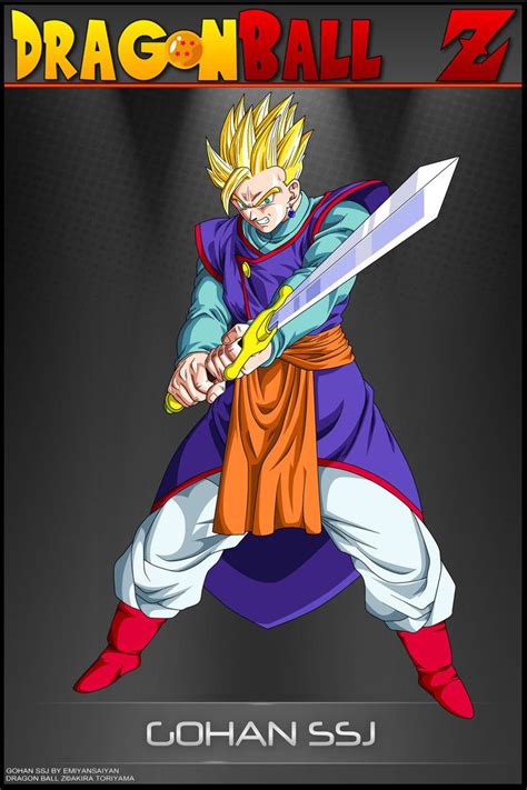 The Dragon Ball Z Character Is Holding Two Swords
