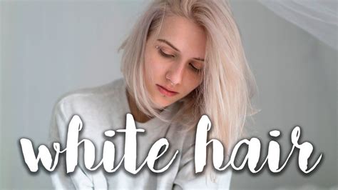 How To Dye Your Hair White How To Dye Your Hair Strawberry Blonde L