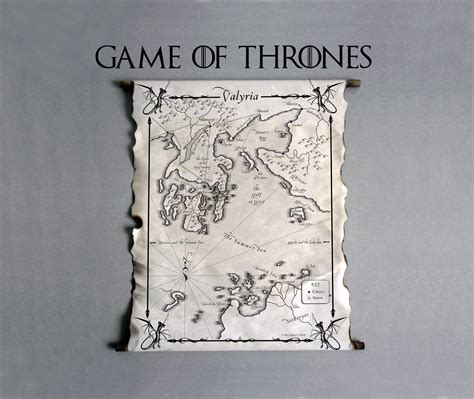 Map Of Valyria Game Of Thrones Westeros Map Essos Map A Song Of Ice