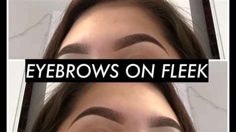 Eyebrows On Fleek Tutorial 🔥 Youtube