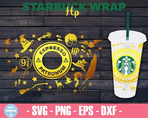 Espresso Patronum Starbucks Cup Svg File For Cricut Do You Etsy