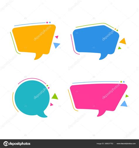 Callout Shapes Set Vector Eps Eps Stock Vector By ©