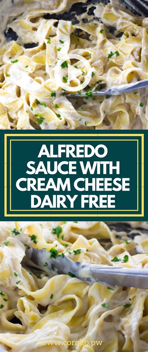 Add all of the cheese at once. Alfredo Sauce with Cream Cheese Dairy Free | Alfredo sauce ...