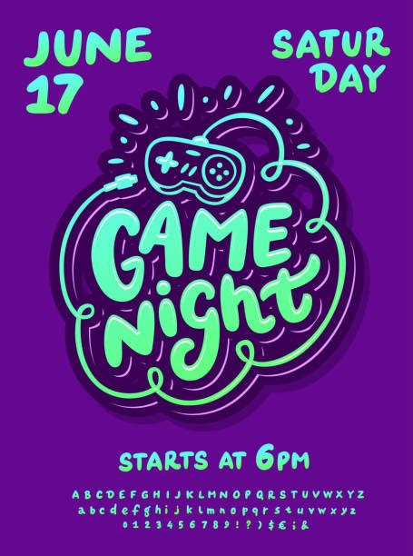 70 Game Night Backgrounds Illustrations Royalty Free Vector Graphics