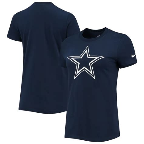 Womens Dallas Cowboys Nike Navy Primary Logo Performance T Shirt