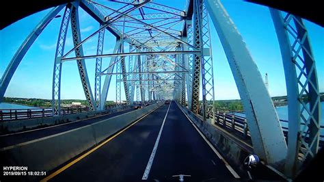 Outerbridge Crossing Into Staten Island Ny Youtube