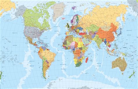 Carte Mondial World Map Weltkarte Peta Dunia Mapa Del Mundo Earth Map