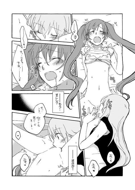 Rule 34 2girls Blush Comic Cunnilingus Female Hatsune Miku Megurine Luka Monochrome Multiple