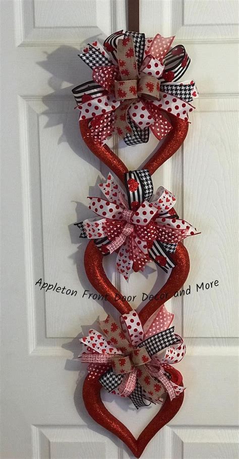 The Perfect Door Hanger For Valentines Day Decor Diy Valentines Day Wreath Diy Valentine S
