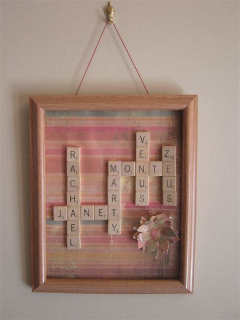 Scrabble Tile Crafts Creative Things To Do With Scrabble Tiles