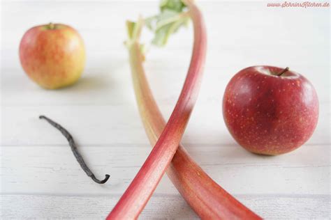 Apfel- Rhabarber - Marmelade mit Vanille