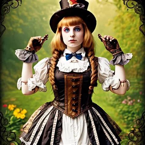 Photo Of Alice In Wonderland Steampunk Openart