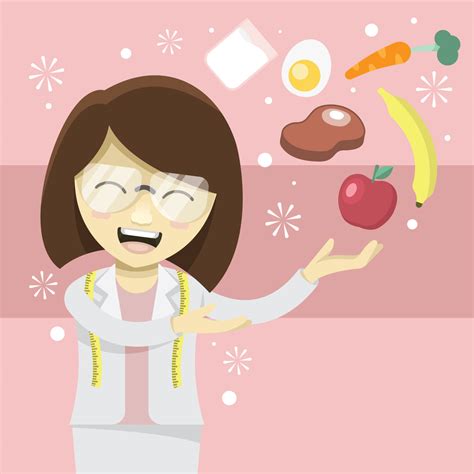 Nutrition Lady 177904 Vector Art At Vecteezy