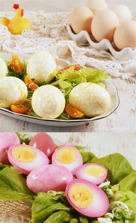Jak wynika z przepisu mirosławy bomby ze słupska do wykonania tych kolorowych jajek wielkanocnych potrzebne będą jajka obrać przekroić na pół. Marmurkowe i marynowane jajka wielkanocne | DAYLICOOKING ...