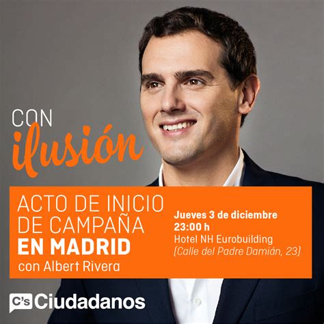 En Directo 2315 Ciudadanos Acto De Inicio De Campaña En Madrid Con
