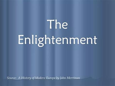 Ppt The Enlightenment Powerpoint Presentation Free Download Id244176