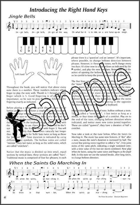 The Piano Accordion Absolute Beginners Karen Tweed Tutor Method Music