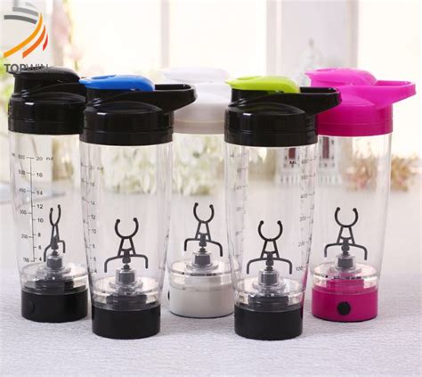 Rechargeable Usb Battery Stainless Steel Vortex Shaker Electric Mixer Cup Protein Shaker Bottle