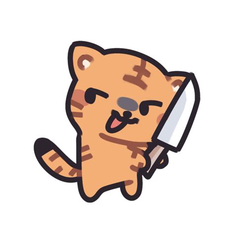 Tigerholdingknife Discord Emoji