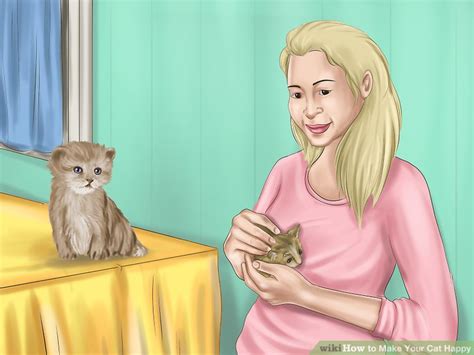 What can be nicer than cosying up with your favourite kitten or cat curled up on your lap? How to Make Your Cat Happy: 10 Steps (with Pictures) - wikiHow