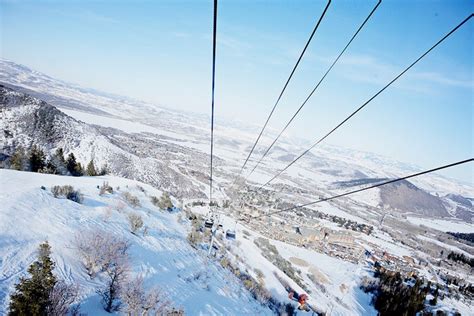 Gondola Ride Up To The Lodge Park City Mountain Park City Utah Skiing