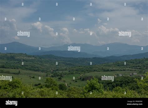Landscape With Stara Planina Mountain Massif In The South Eastern