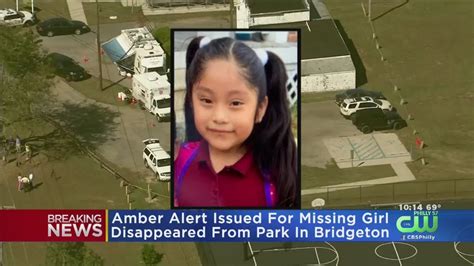 Amber Alert Issued For Missing 5 Year Old Girl Who Disappeared From Park In Bridgeton Youtube
