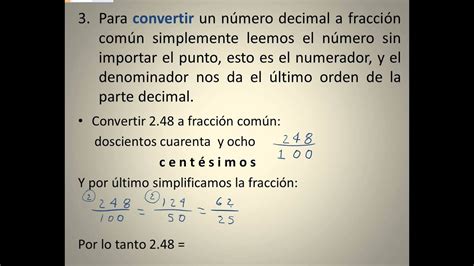 54 Conversión Entre Fracciones Y Decimales Youtube