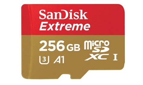 Sandisk Extreme A1 256 Go Voici La Carte Micro Sd La Plus Rapide Au
