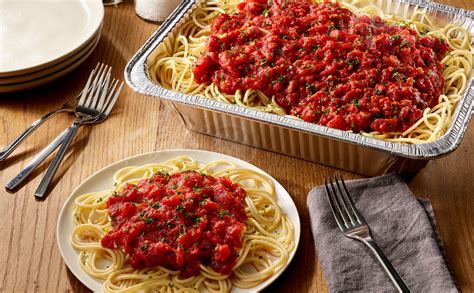 Spaghetti With Marinara Sauce Serves 4 6 Lunch And Dinner Menu
