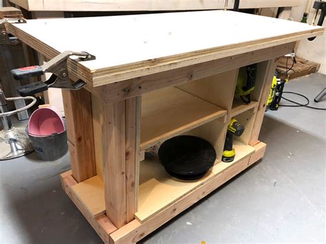 Simple Diy Workbench Create And Babble