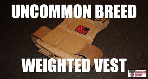 Uncommon Breed Weighted Vest Review 2022 Garage Gym Reviews