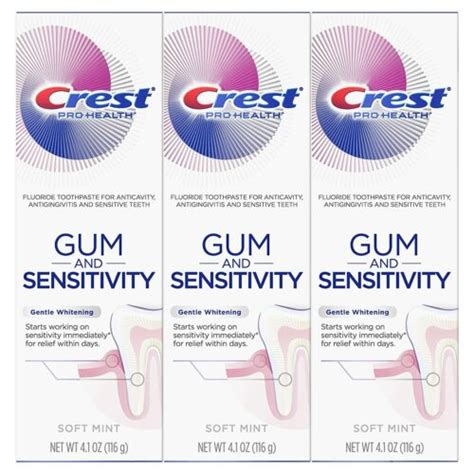 Crest Pro Health Gum And Sensitivity Sensitive Toothpaste Gentle