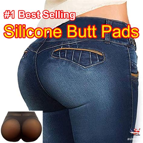 Best 1 Silicone Butt Pads Shapewear Booty Enhancer Booster Padded Brief Panty Womens Clothing