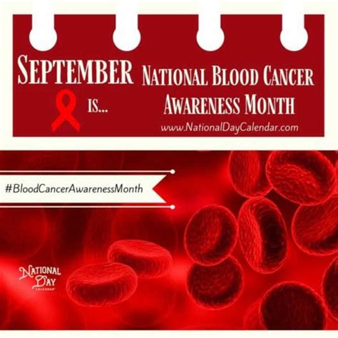 National Blood Cancer Awareness Month September National Day Calendar