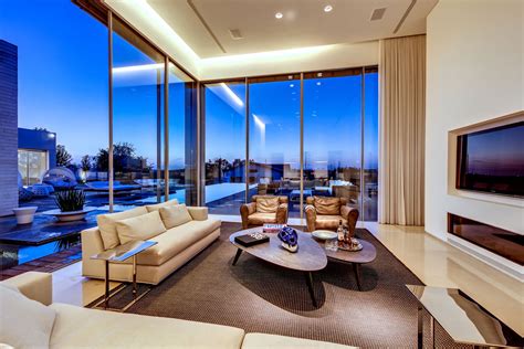 Open Glass Living Room Interior Design Ideas